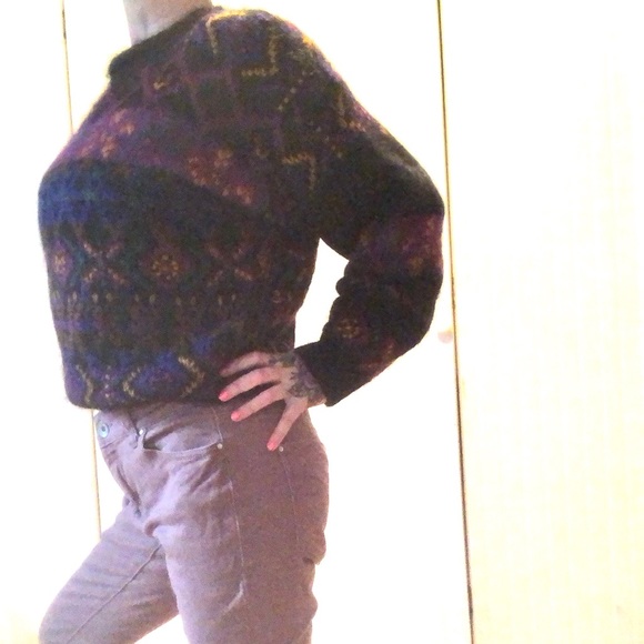 Vintage Chelsea Studio Geo Print Sweater - Picture 2 of 5